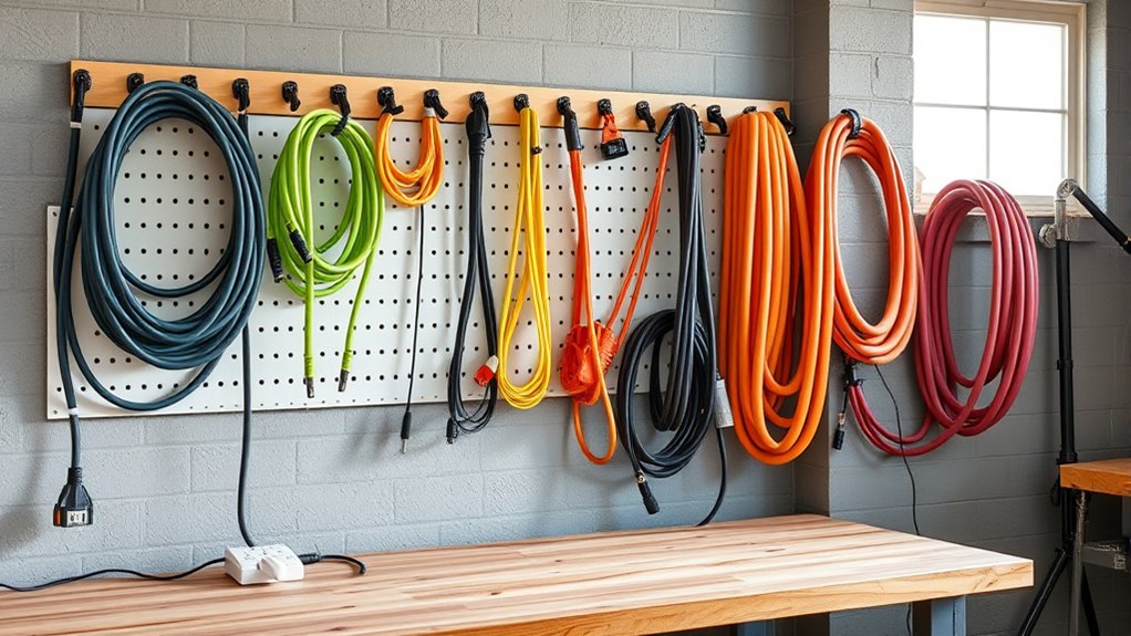 organize cords store hoses