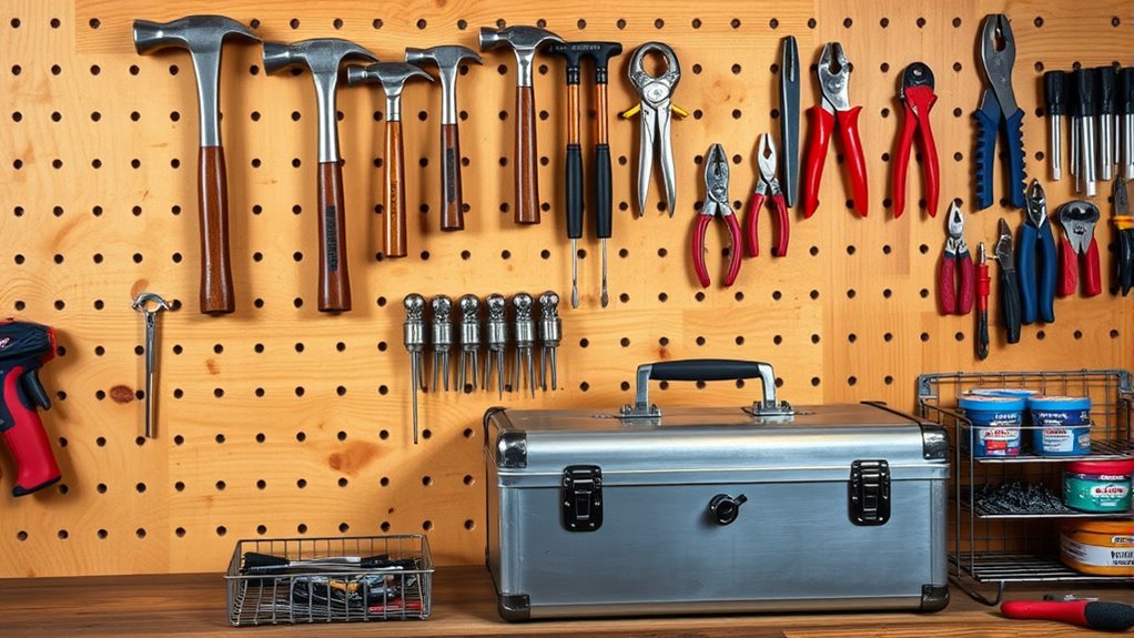 organize tools for safety