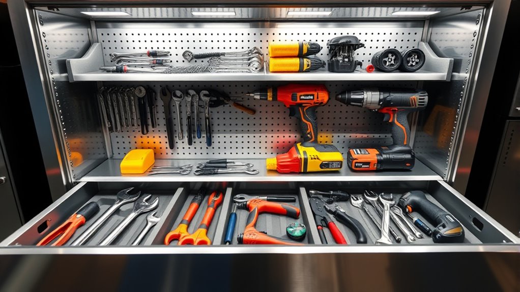 organized tools for efficiency