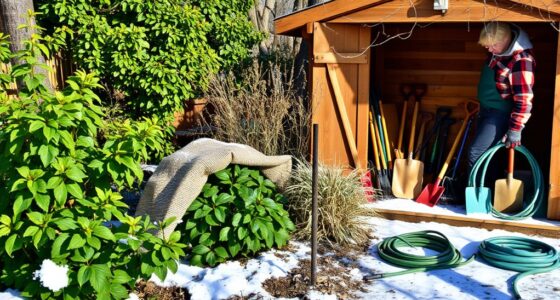 prepare garden tools winterize