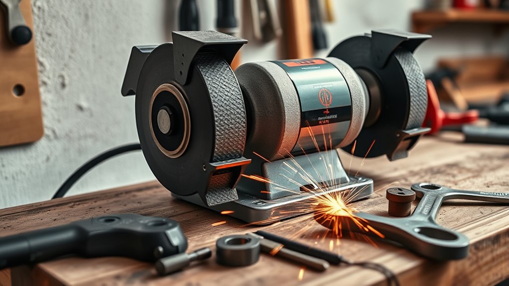 proper bench grinder setup