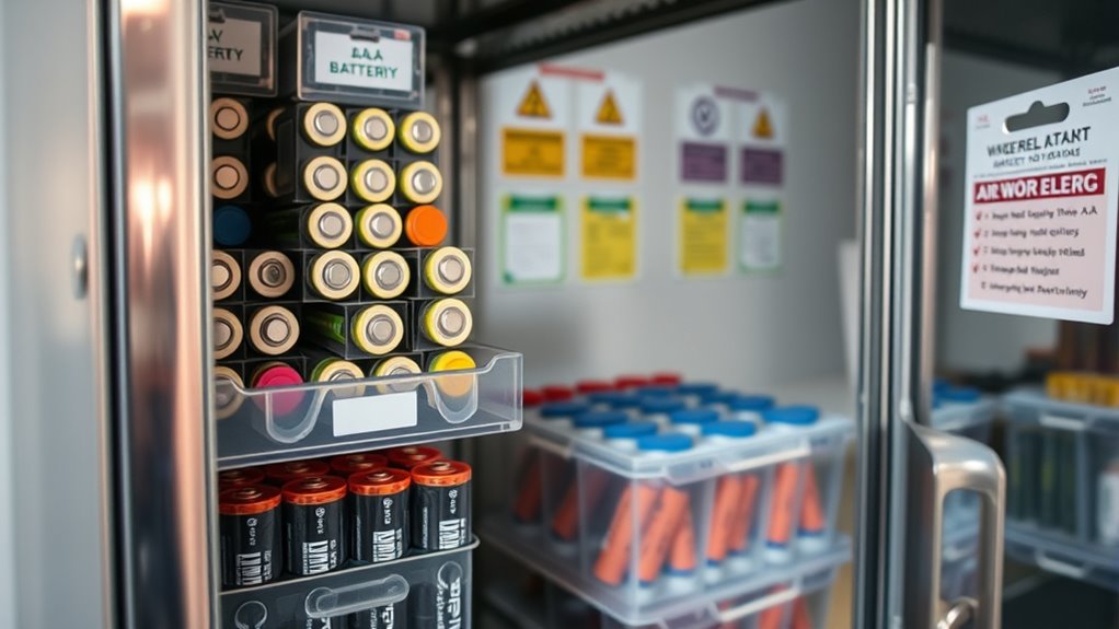 safe battery storage and disposal