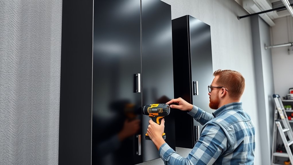 secure sturdy wall mounting