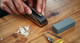 sharpening and maintaining spokeshave