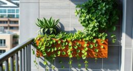 small space plant wall