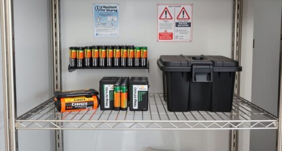 store batteries in safe conditions