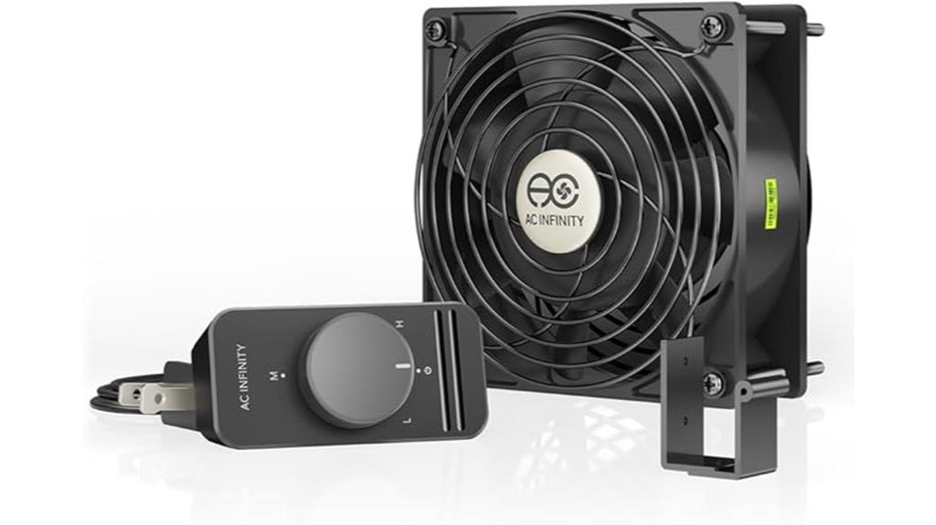 120mm muffin fan with controller