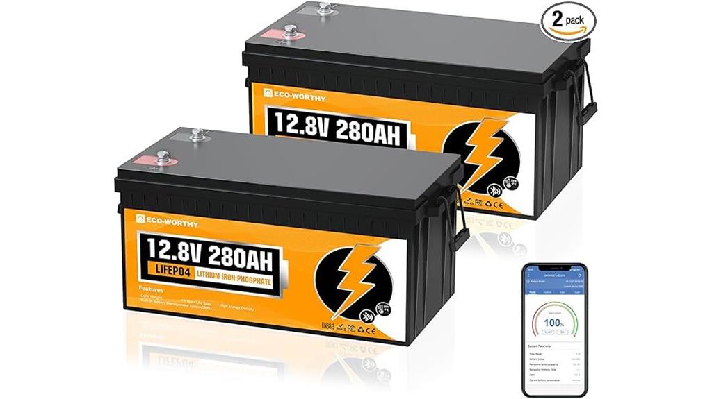 12v 280ah lithium pack