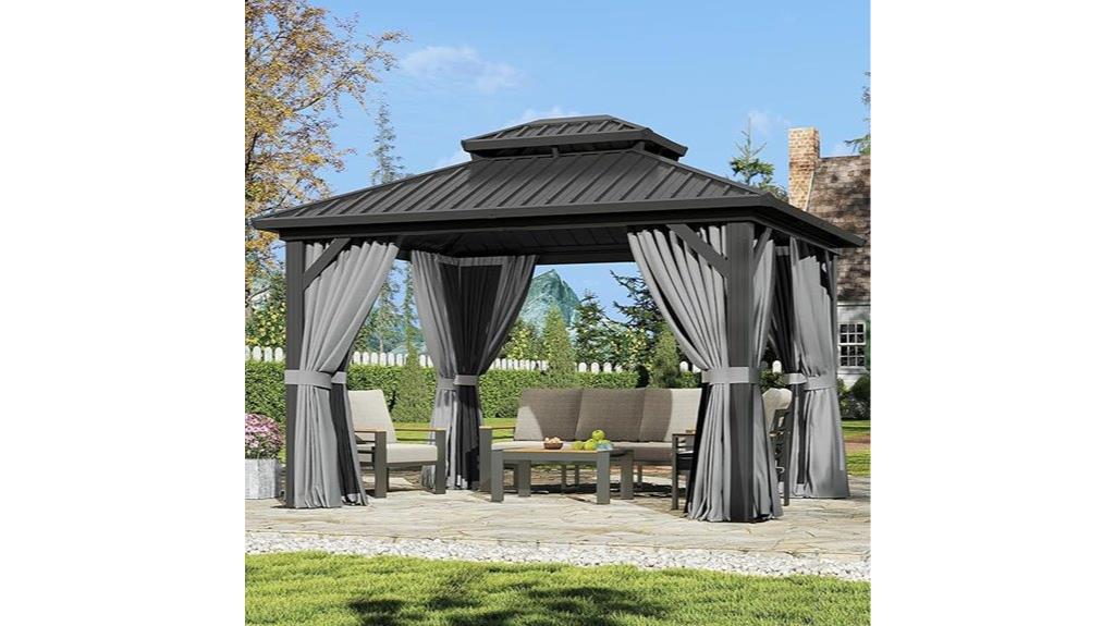 12x10 hardtop gazebo