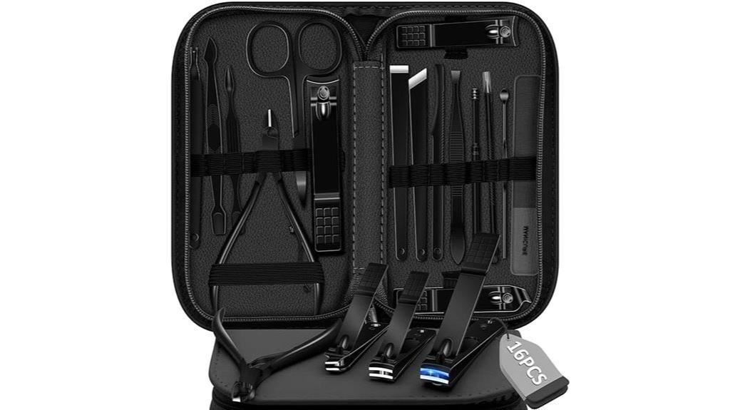 16 in 1 stainless manicure kit