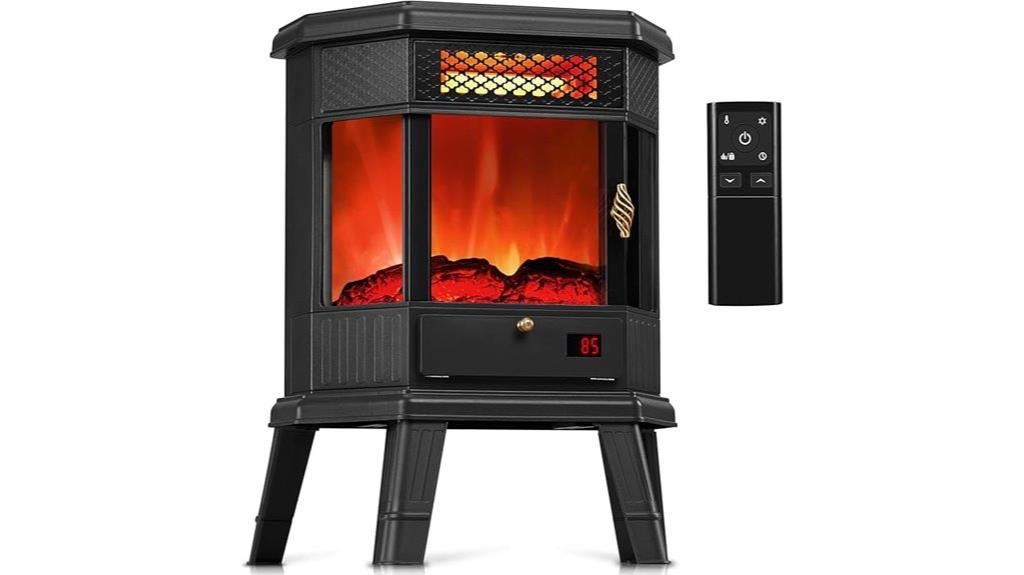 22 inch remote controlled heater
