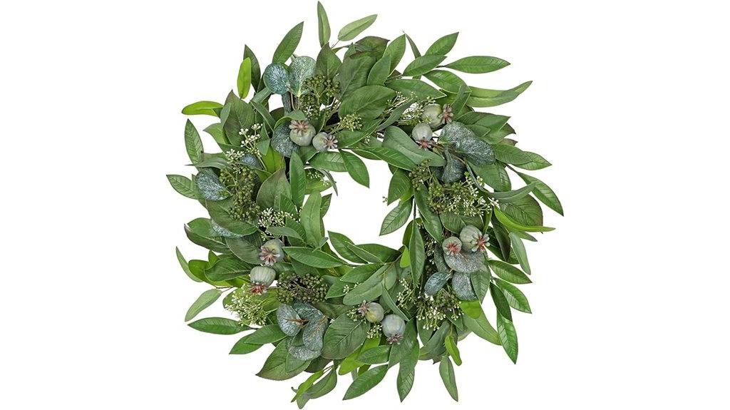 24 inch green wreath