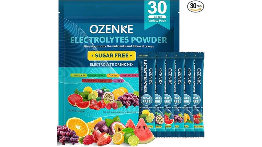 30 stick sugar free hydration