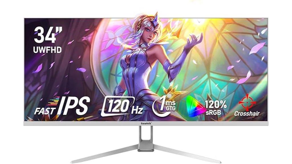 34 inch ultrawide gaming monitor