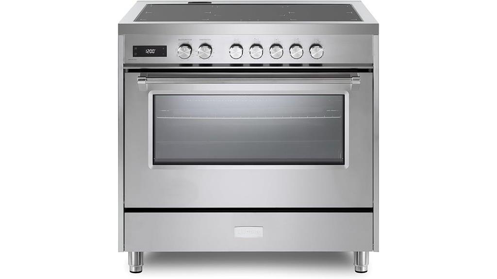 36 inch induction range