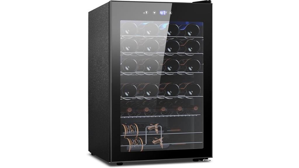 37 bottle freestanding wine cooler