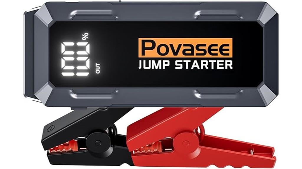 4000a jump starter with display