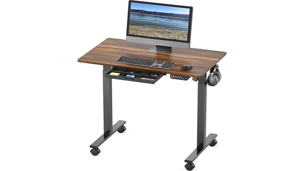 40 inch electric adjustable desk