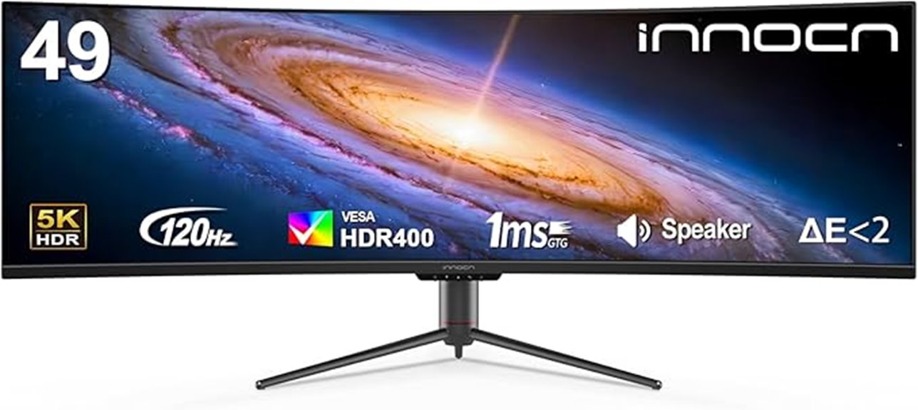 49 inch curved ultrawide monitor
