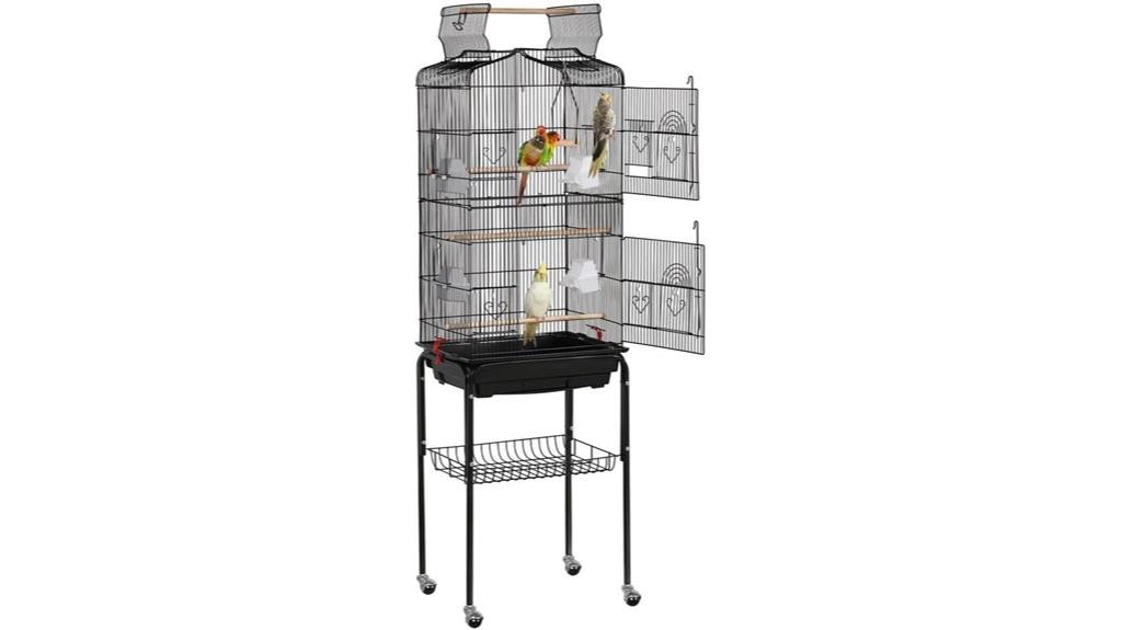 64 inch bird cage with stand
