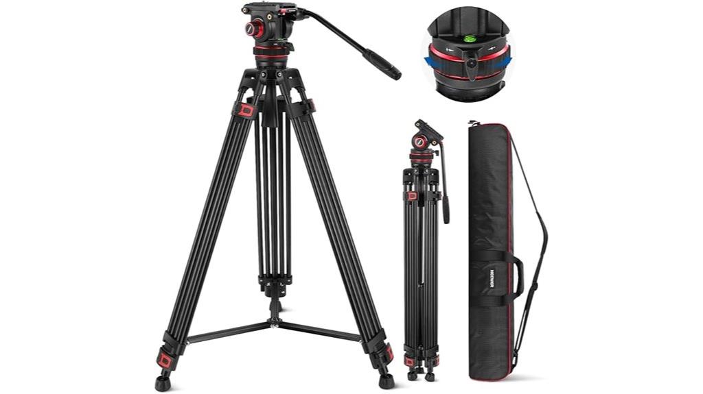 74 inch fluid tripod
