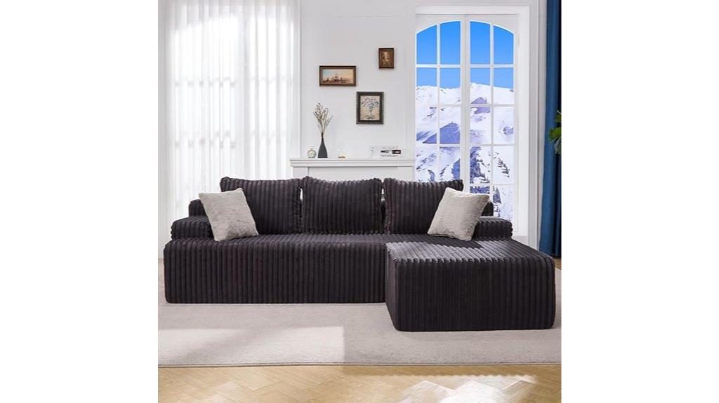 96 inch modular sofa