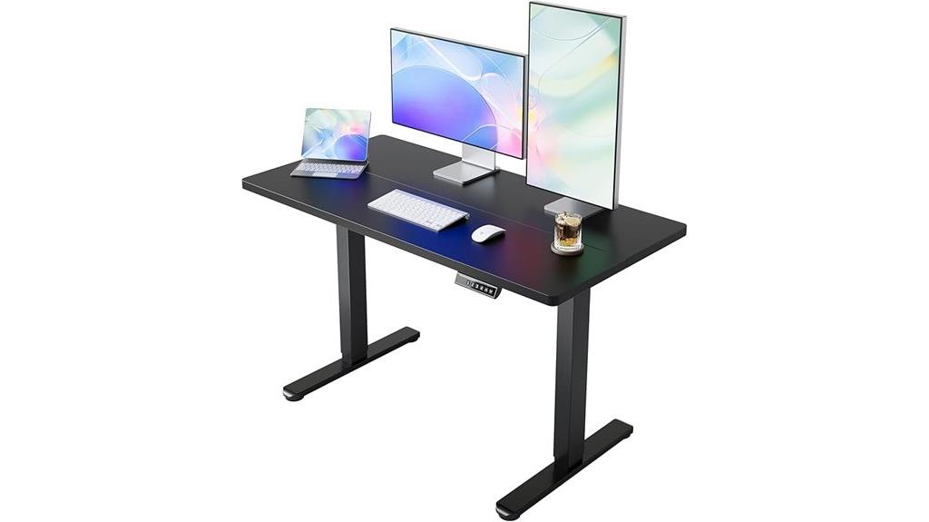 adjustable 48x24 electric desk