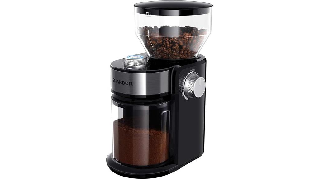 adjustable burr grinder