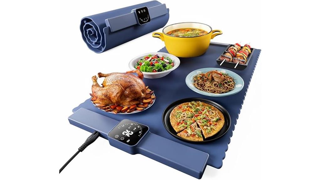 adjustable food warming mat