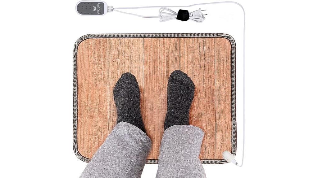 adjustable heated floor mat