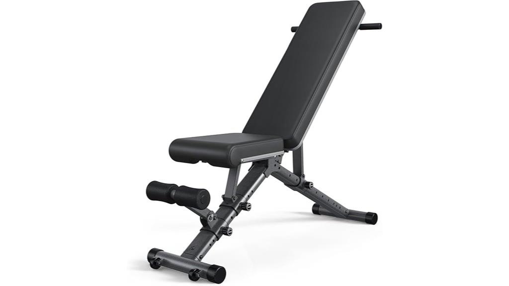adjustable home gym bench