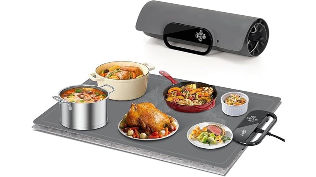 adjustable temperature food warmer