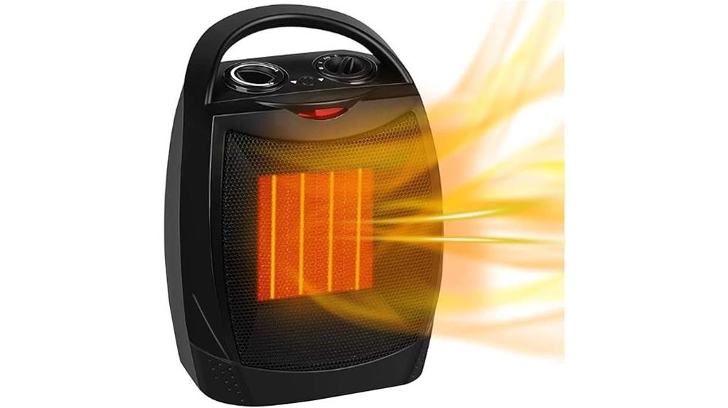 adjustable thermostat electric heater