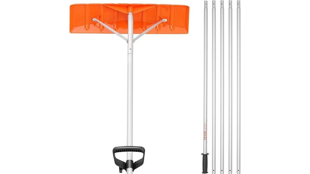 aluminum handle roof rake