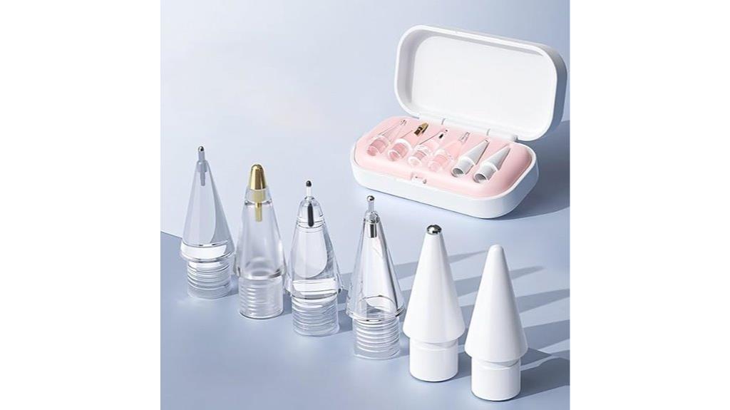 apple pencil and logitech crayon tips