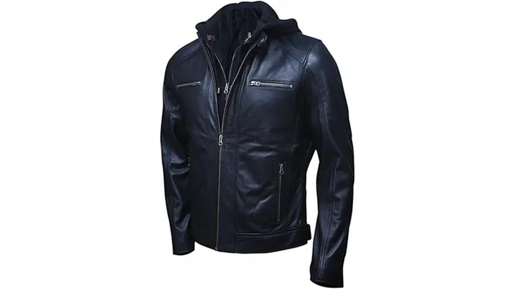 authentic lambskin motorcycle jacket