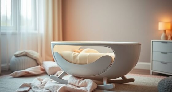 auto rocking bassinet cry detection