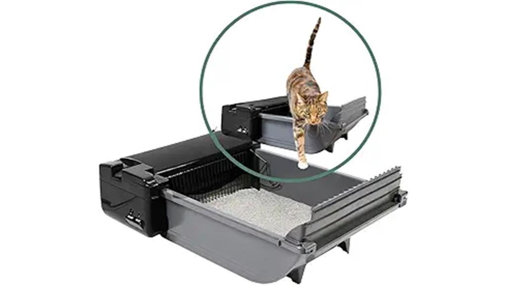 automatic self cleaning litter box