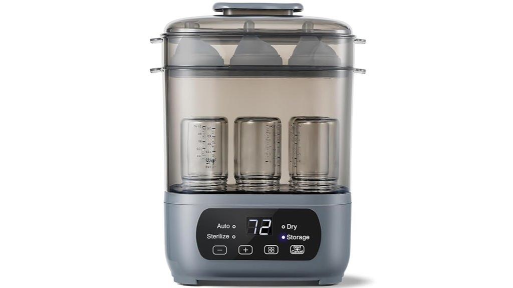 baby bottle sterilizer combo