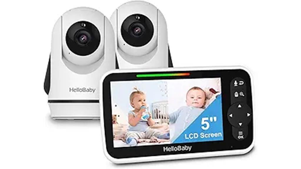 baby monitor with dual cameras