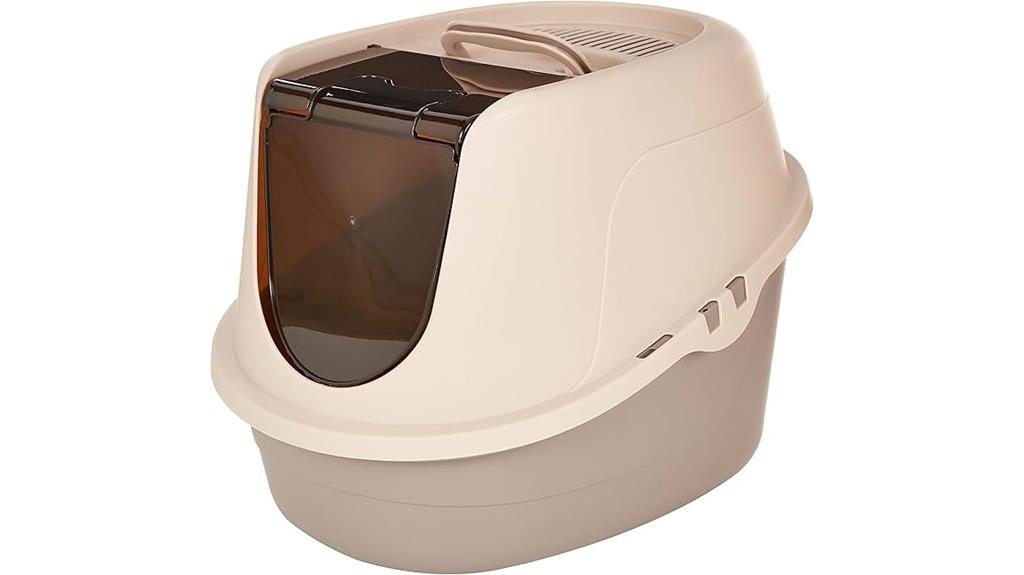 basic hooded cat litter box