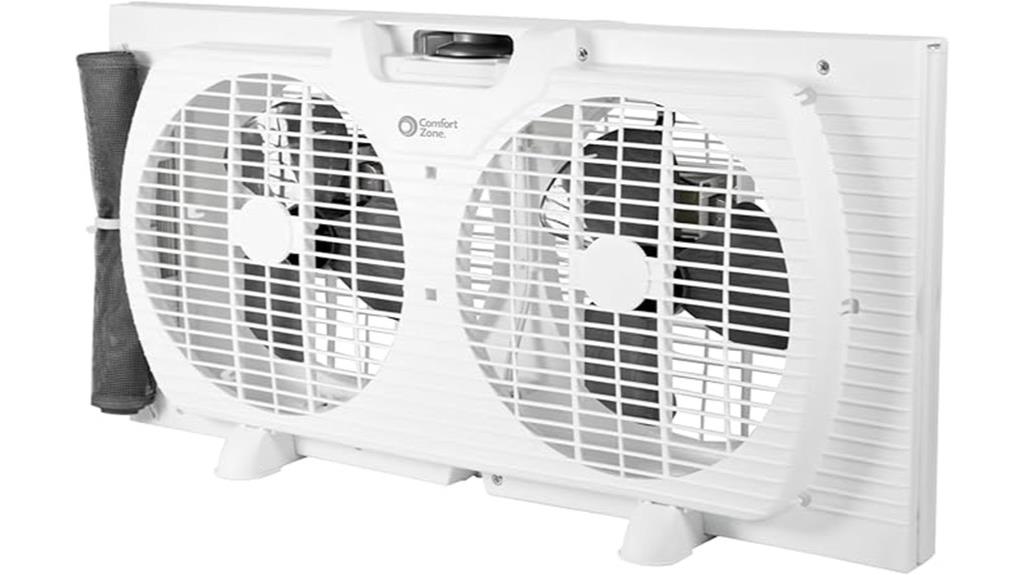 bedroom window fan 3 speed