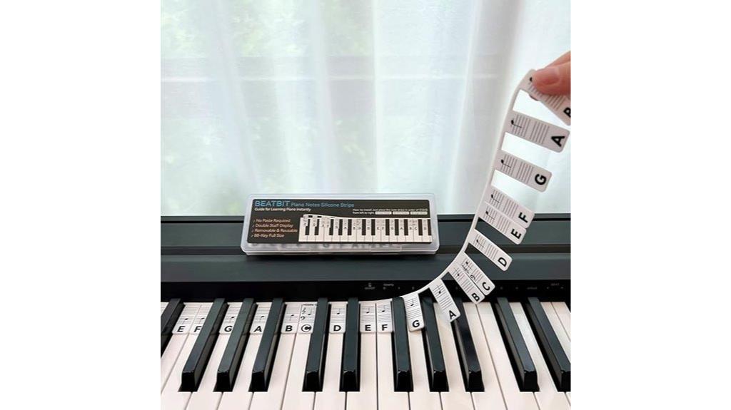 beginner piano label kit