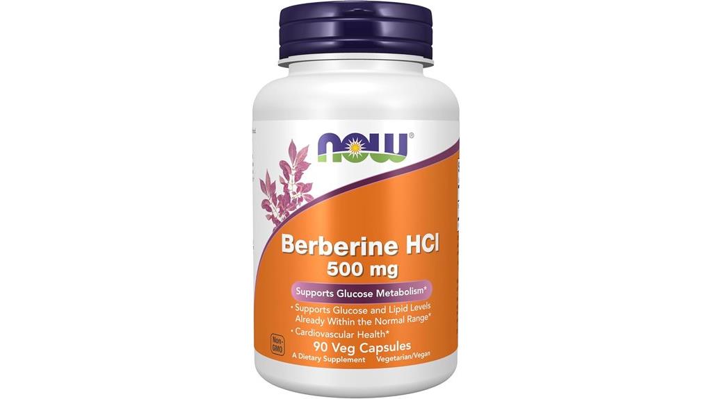 berberine hcl 500mg capsules