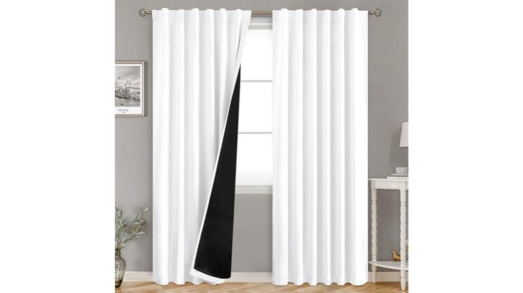 blackout bedroom curtain set