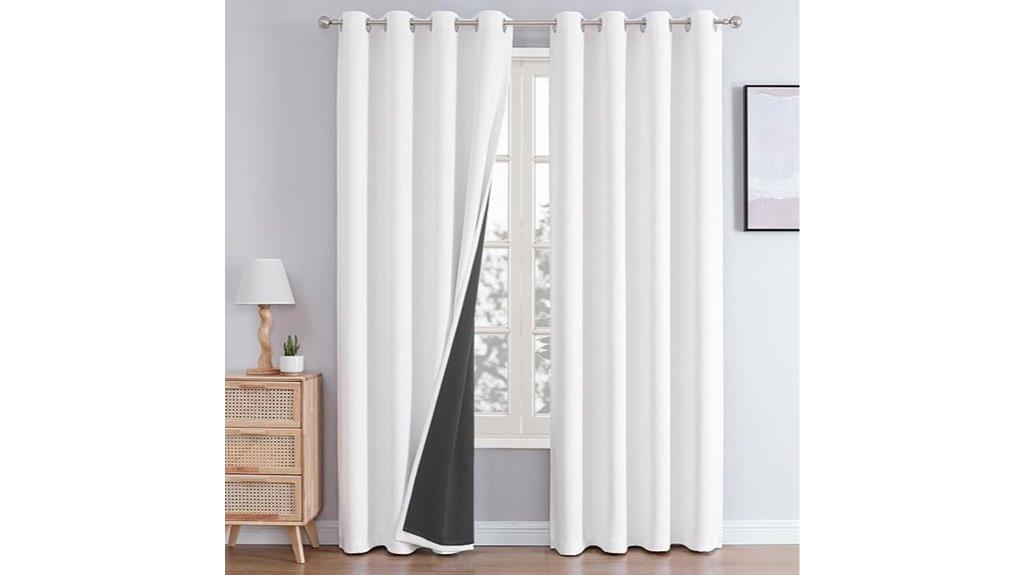 blackout curtain panels set