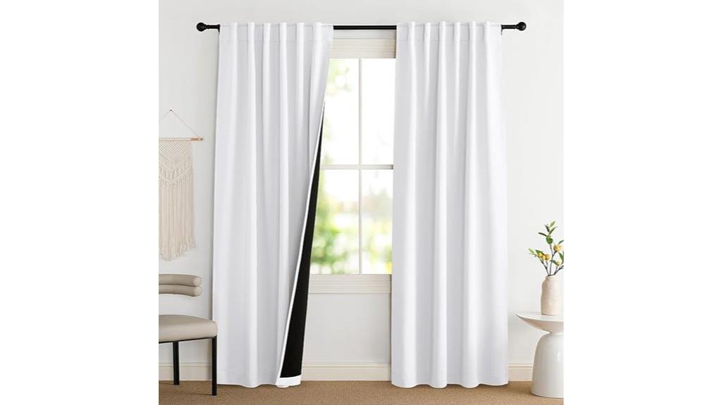 blackout curtain panels set