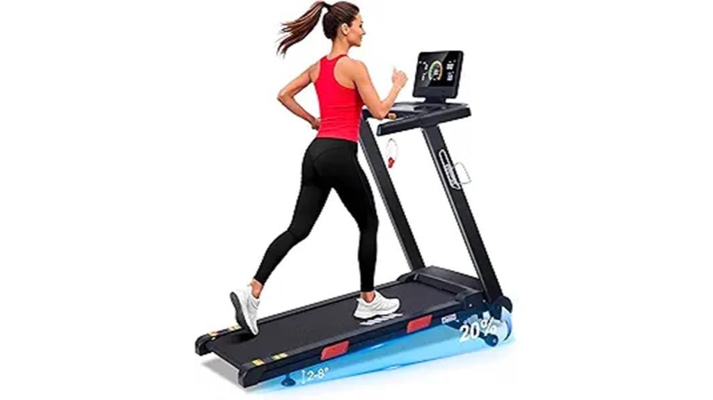 bluetooth controlled incline treadmill