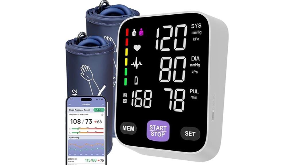 bluetooth cuff with app