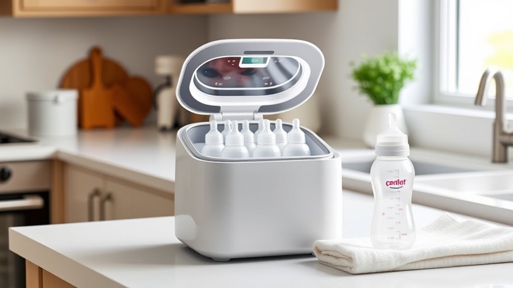 bottle sterilizer capacity and safety